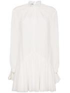 Prada Silk Gethard Dress - White