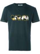 Carven Logo Print T-shirt, Men's, Size: Xl, Green, Cotton