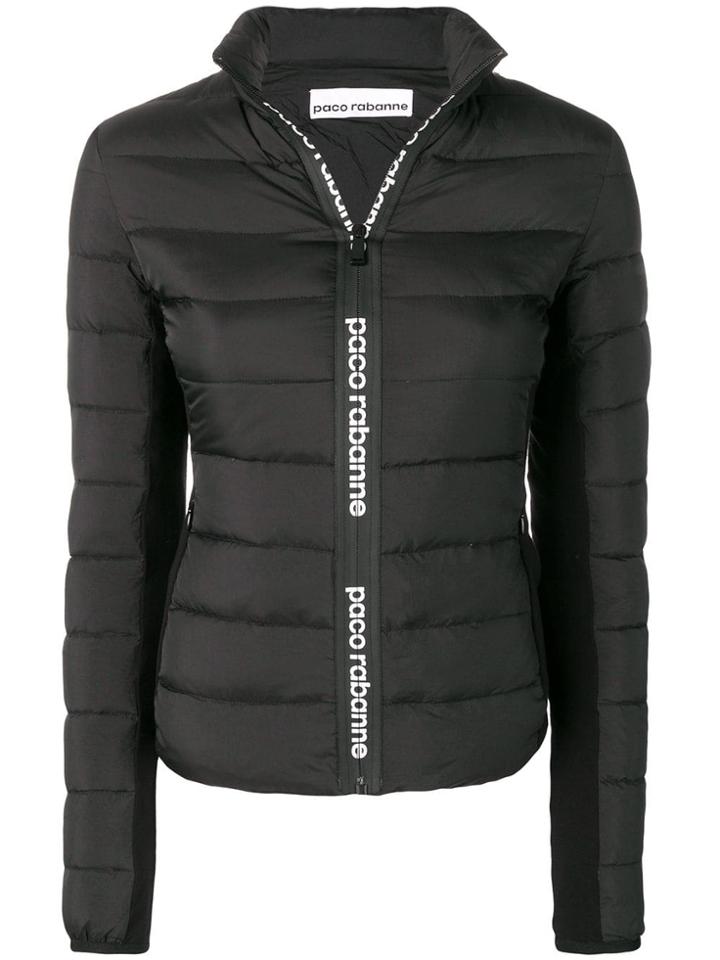 Paco Rabanne Zipped Padded Jacket - Black