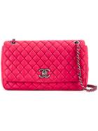 Chanel Vintage Quilted Cc Logo Shoulder Bag - Pink & Purple
