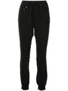 R13 Cropped Drawstring Trousers, Women's, Size: Medium, Black, Cupro
