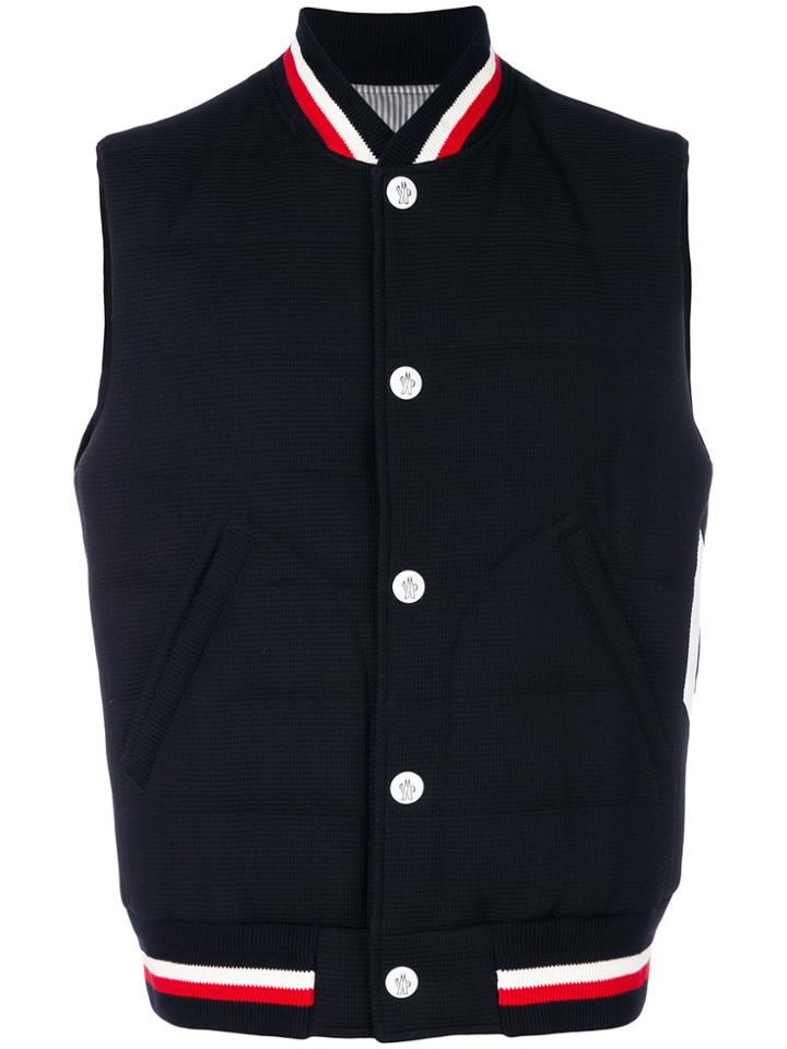 Moncler Gamme Bleu Padded Vest - Blue