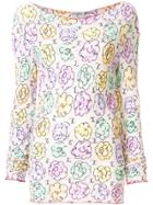 Chanel Pre-owned Floral Print Top - Multicolour