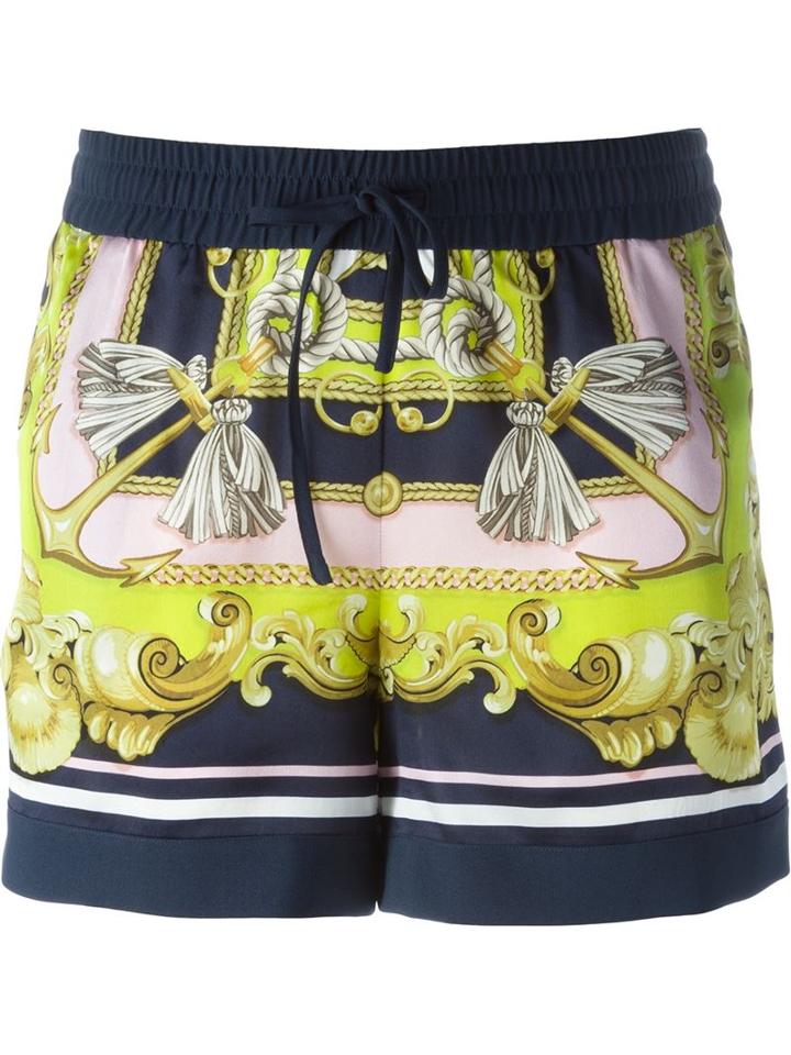 Marco Bologna Baroque Print Shorts