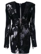 Alex Perry 'blondell' Dress, Women's, Size: 6, Black, Polyester