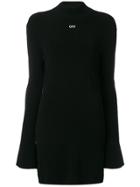 Off-white Angel Sexy Knit Dress - Black