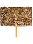 Saint Laurent Medium 'monogram' Shoulder Bag, Women's, Brown