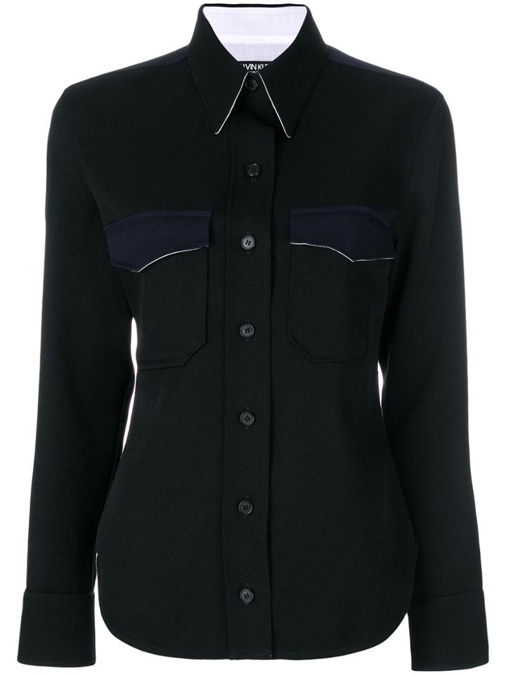 Calvin Klein 205w39nyc Fitted Shirt - Black