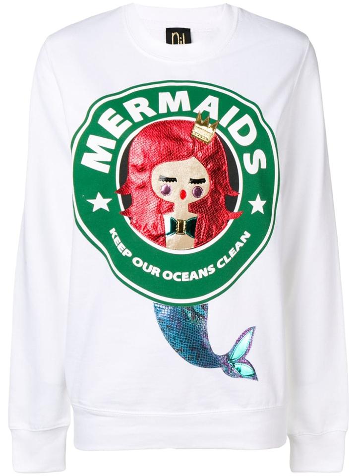 Nil & Mon Mermaids Sweatshirt - White
