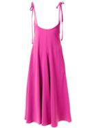 G.v.g.v. Bow Knot Dress, Women's, Size: 34, Pink/purple, Polyester