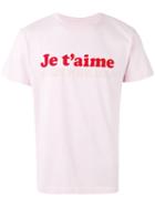 Darylstudio - 'je T'aime' Reversible T-shirt - Unisex - Cotton - S, Pink/purple, Cotton
