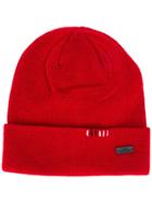 Daniele Alessandrini Logo Beanie Hat - Red