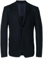 Prada Notched Lapel Blazer - Blue