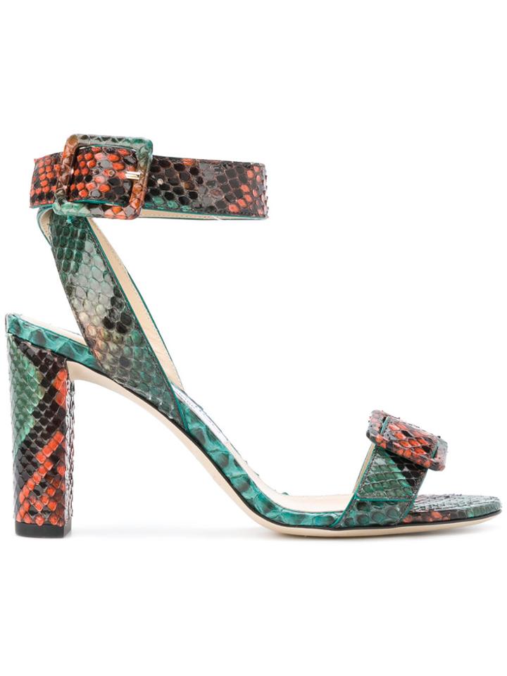 Jimmy Choo Dacha 85 Sandals - Green