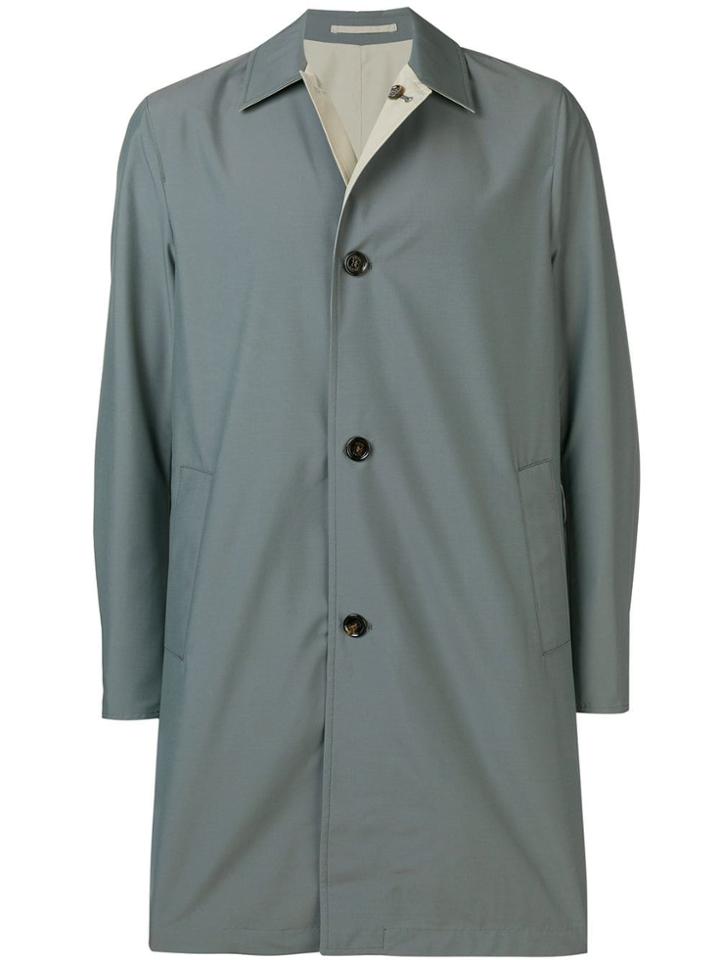 Kired Single-breasted Coat - Grey