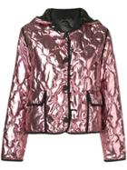 Pinko Metallic Hooded Jacket