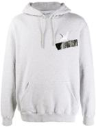 Axel Arigato Duct-tape Detail Hoodie - Grey