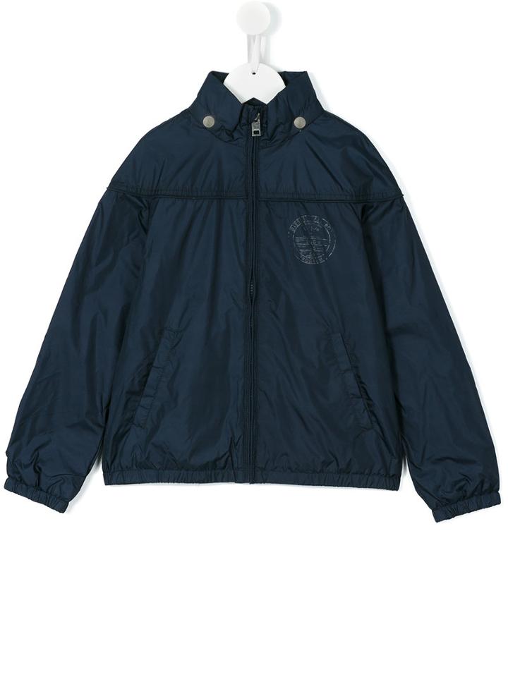 Diesel Kids - Zipped Jacket - Kids - Cotton/polyamide - 7 Yrs, Blue