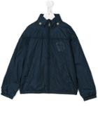 Diesel Kids - Zipped Jacket - Kids - Cotton/polyamide - 7 Yrs, Blue
