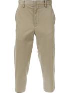 Cityshop Cropped Trousers, Men's, Size: M, Nude/neutrals, Cotton/polyurethane/tencel