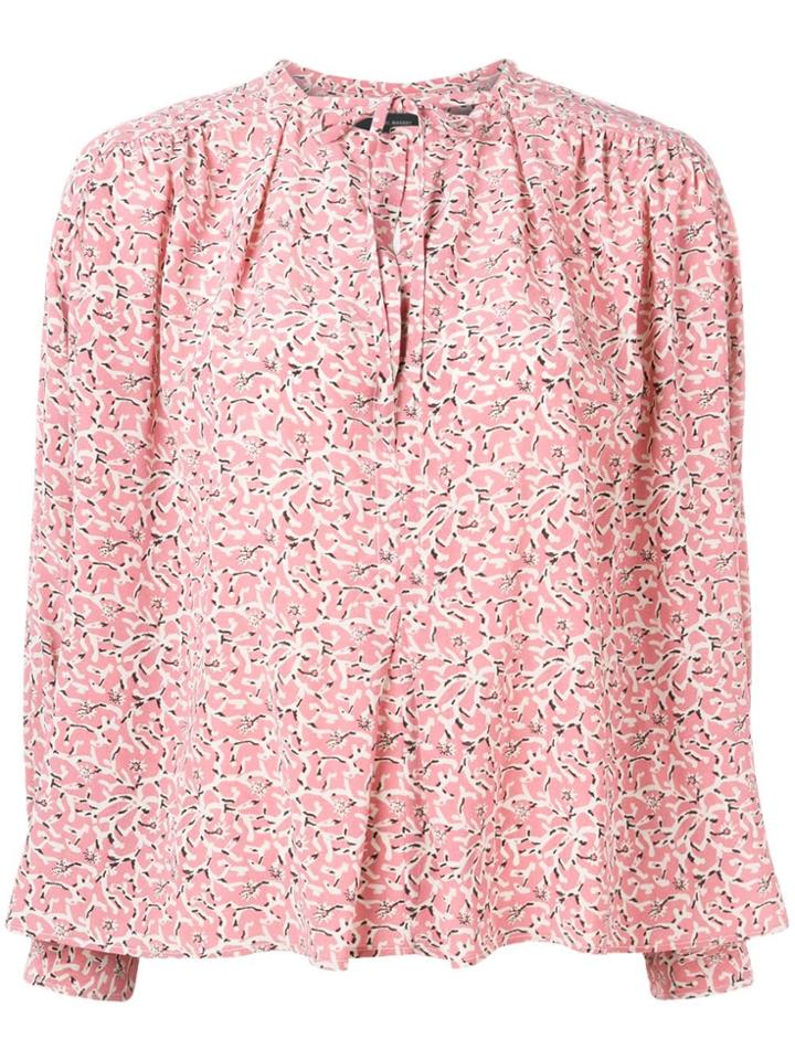 Isabel Marant Flower Pattern Amba Top - Pink