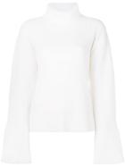 Lamberto Losani Ribbed Knit Sweater - White