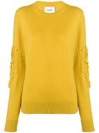 Barrie Cashmere Sweater - Yellow & Orange