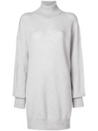 Maison Margiela Turtle-neck Sweater Dress - Grey