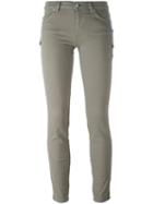 Versus Skinny Jeans, Women's, Size: 28, Green, Cotton/spandex/elastane
