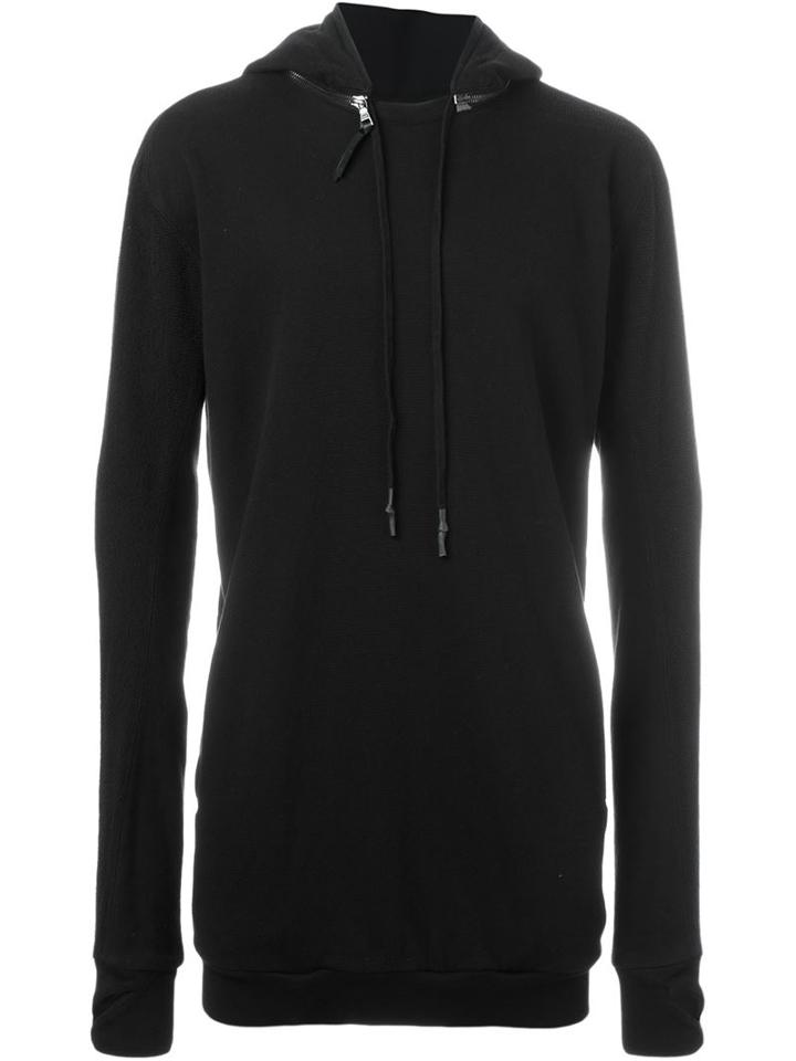 11 By Boris Bidjan Saberi Pullover Removable Hoodie