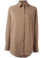 Each X Other 'lose' Oversized Shirt, Women's, Size: Xs, Brown, Polyester/spandex/elastane/viscose