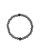 Nialaya Jewelry Hematite Beaded Bracelet - Black