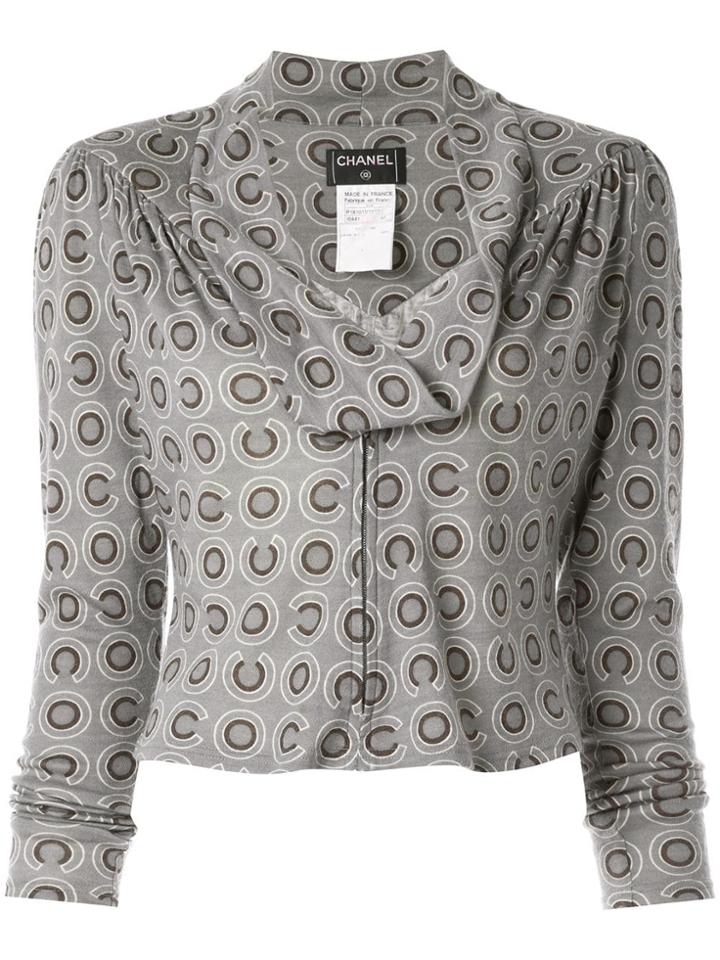 Chanel Vintage Cc Long Sleeve Tops - Grey