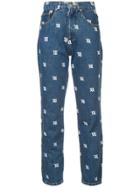 Misbhv Misbhv Monogramdenimtrousers Dblue - Black