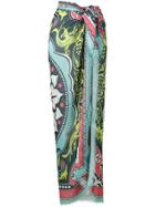 Mary Katrantzou Large Gaia Print Sarong Scarf - Multicolour