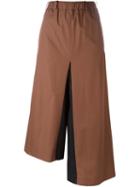 Lucio Vanotti Asymmetric Wide Leg Cropped Trousers