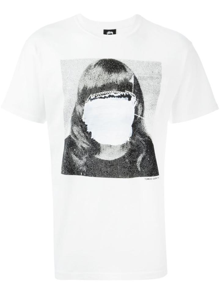 Stussy Girl Print T-shirt