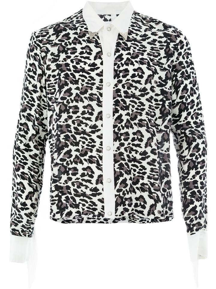 Takahiromiyashita The Soloist Leopard Print Shirt - Black