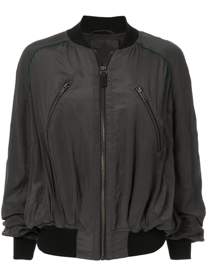 Haider Ackermann Slouchy Bomber Jacket - Grey