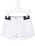 Givenchy Kids Teen Logo Waistband Shorts - White