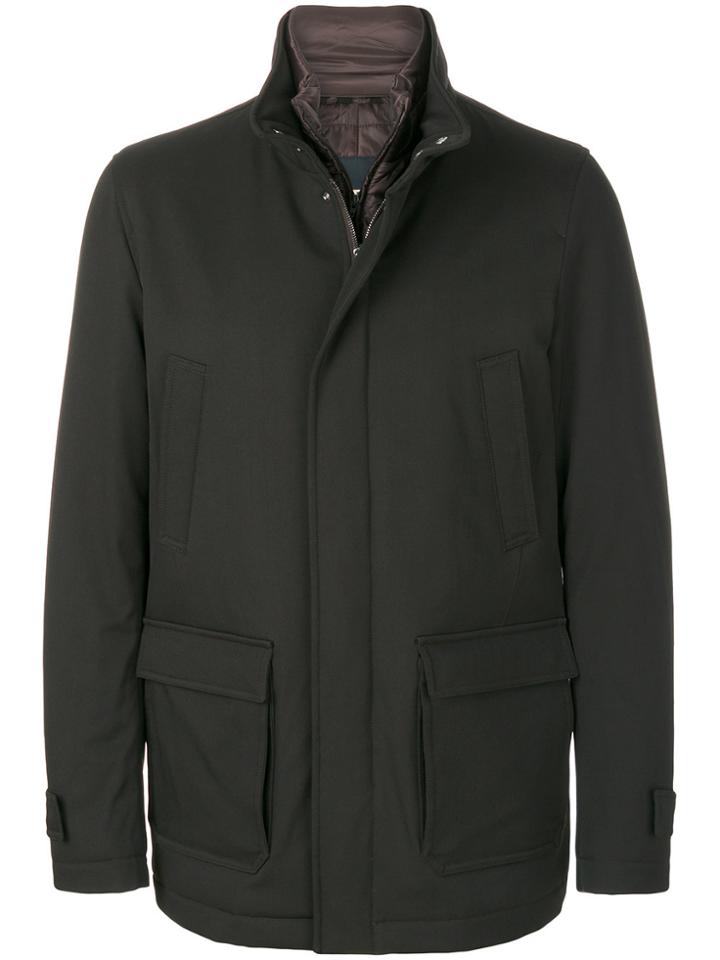 Herno Layered Jacket - Brown