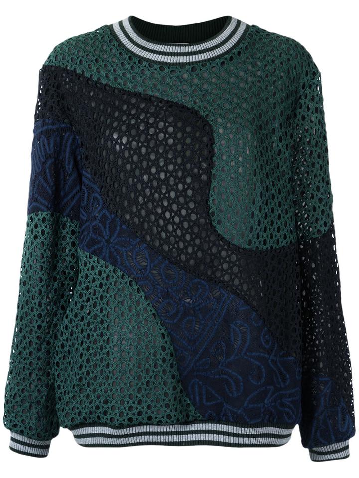 Martha Medeiros - Lace Blouse - Women - Cotton/polyester - 38, Black, Cotton/polyester