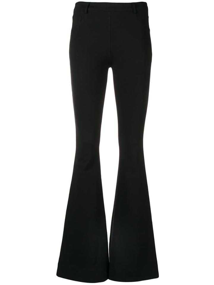 Blumarine Flared Trousers - Black