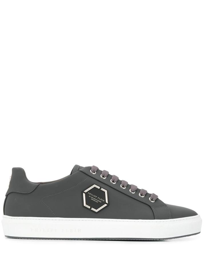 Philipp Plein Lo-top Sneakers Statement - Grey