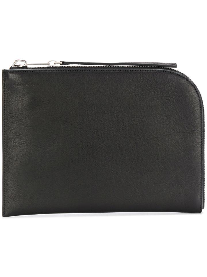 Rick Owens Curved Clutch - Black