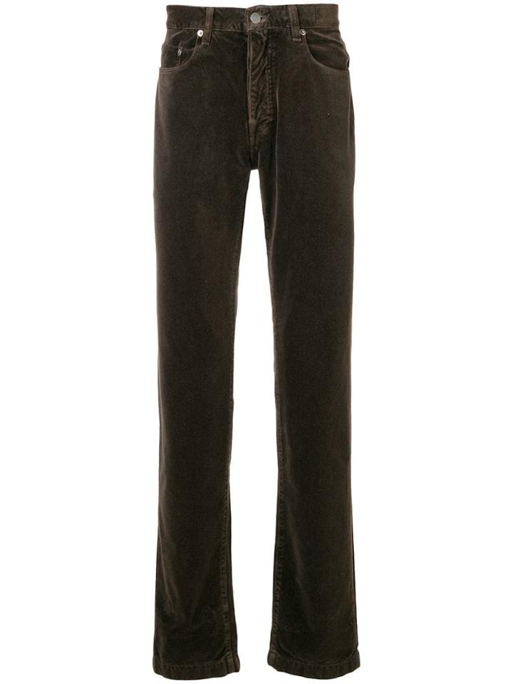 Massimo Alba Slim Fit Trousers - Brown