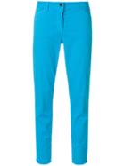 Luisa Cerano Skinny Cropped Trousers - Blue