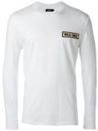Blood Brother Patch Detail Long Sleeve T-shirt