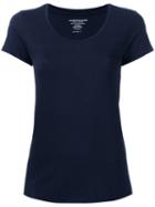 Majestic Filatures Scoop Neck T-shirt, Women's, Size: Iii, Blue, Viscose/spandex/elastane