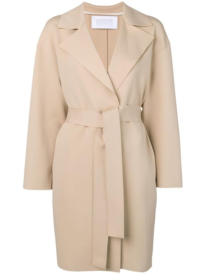 Harris Wharf London Double-breasted Trench Coat - Neutrals
